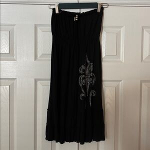 Sparkly Black Y2K dress
